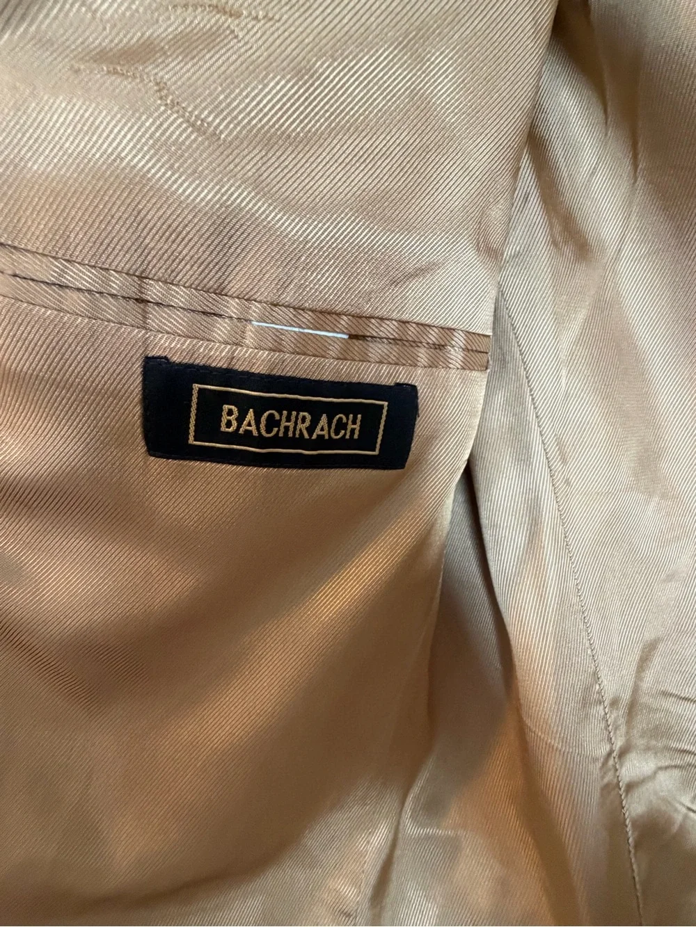 Bachrach Camel Tan Men's Wool-Blend Sport Coat